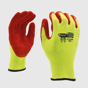 Guante Fibra de Vidrio, Acero HPPE Amarillo Calibre 13, Talla S,M,L