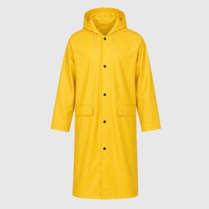 Capa ciclón abrigo amarillo, calibre 10