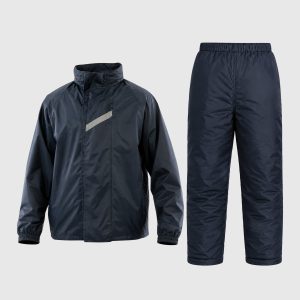 Traje 18mm, chaqueta y pantalón azul con forro