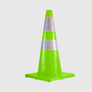 CONO VERDE DE PVC 28" CON REFLECTIVO, 1C28CHV