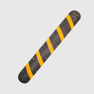 Túmulo fabricado en caucho amarillo y negro, 7TC