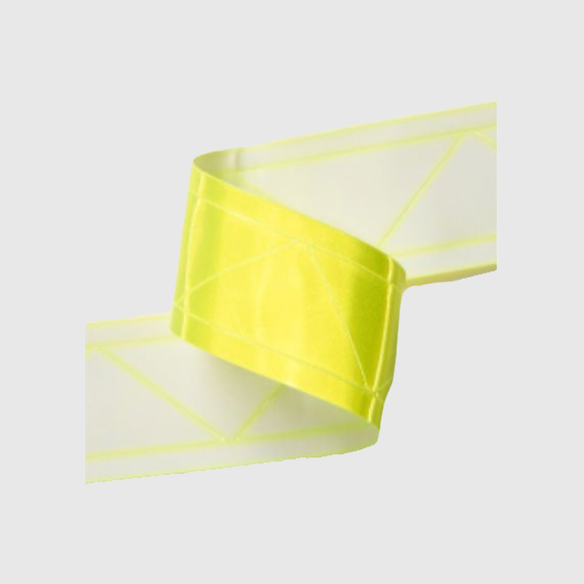 CINTA REFLECTIVA PLASTIFICADA AMARILLA DE 1", 6187R