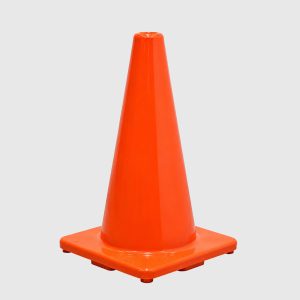 CONO DE PVC 18" NARANJA SIN REFLECTIVO, 1C18SR