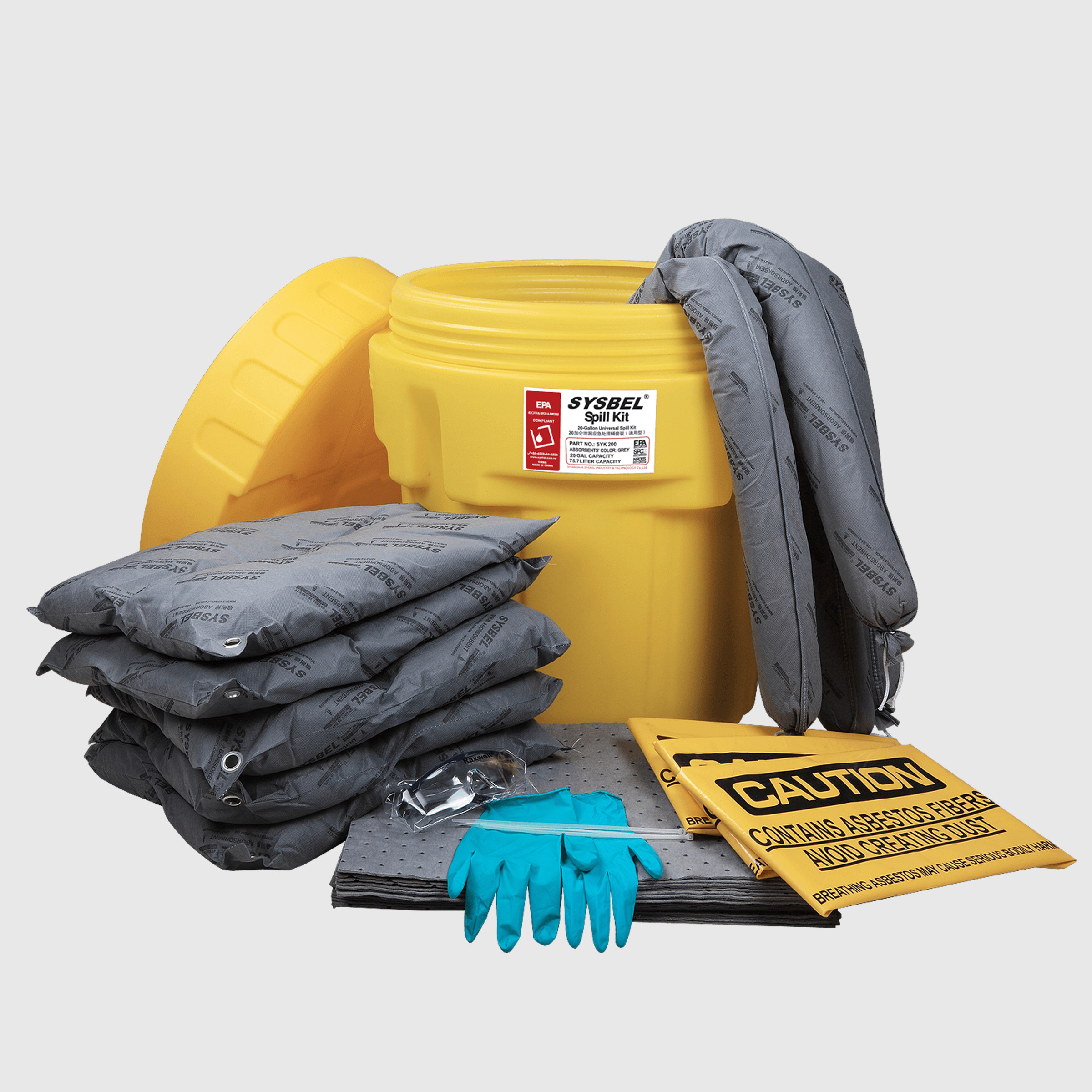 Kit antiderrame 20 gal