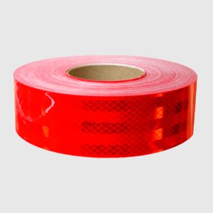 Rollo reflectivo rojo grado diamante