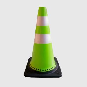 CONO VERDE CON BASE NEGRA 28"